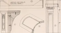 An illustration from Modern cabinet work, furniture & fitments; an account of the theory & practice in the production of all kinds of cabinet work & furniture with chapters on the growth and progress of design and construction; illustrated by over 1000 practical workshop drawings, photographs & original designs (1922)