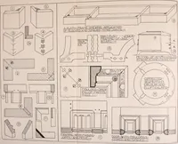 An illustration from Modern cabinet work, furniture & fitments; an account of the theory & practice in the production of all kinds of cabinet work & furniture with chapters on the growth and progress of design and construction; illustrated by over 1000 practical workshop drawings, photographs & original designs (1922)