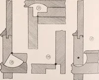 An illustration from Modern cabinet work, furniture & fitments; an account of the theory & practice in the production of all kinds of cabinet work & furniture with chapters on the growth and progress of design and construction; illustrated by over 1000 practical workshop drawings, photographs & original designs (1922)