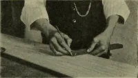 An illustration from Modern cabinetwork, furniture & fitments; an account of the theory & practice in the production of all kinds of cabinetwork & furniture, with chapters on the growth and progress of design and construction; (1910)