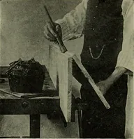 An illustration from Modern cabinetwork, furniture & fitments; an account of the theory & practice in the production of all kinds of cabinetwork & furniture, with chapters on the growth and progress of design and construction; (1910)