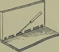 An illustration from Modern cabinetwork, furniture & fitments; an account of the theory & practice in the production of all kinds of cabinetwork & furniture, with chapters on the growth and progress of design and construction; (1910)