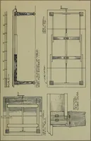 An illustration from Modern cabinetwork, furniture & fitments; an account of the theory & practice in the production of all kinds of cabinetwork & furniture, with chapters on the growth and progress of design and construction; (1910)
