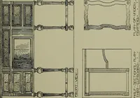 An illustration from Modern cabinetwork, furniture & fitments; an account of the theory & practice in the production of all kinds of cabinetwork & furniture, with chapters on the growth and progress of design and construction; (1910)