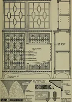 An illustration from Modern cabinetwork, furniture & fitments; an account of the theory & practice in the production of all kinds of cabinetwork & furniture, with chapters on the growth and progress of design and construction; (1910)