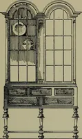 An illustration from Modern cabinetwork, furniture & fitments; an account of the theory & practice in the production of all kinds of cabinetwork & furniture, with chapters on the growth and progress of design and construction; (1910)
