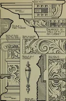 An illustration from Modern cabinetwork, furniture & fitments; an account of the theory & practice in the production of all kinds of cabinetwork & furniture, with chapters on the growth and progress of design and construction; (1910)