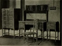 An illustration from Modern cabinetwork, furniture & fitments; an account of the theory & practice in the production of all kinds of cabinetwork & furniture, with chapters on the growth and progress of design and construction; (1910)