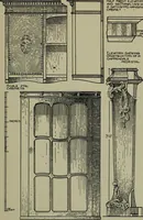 An illustration from Modern cabinetwork, furniture & fitments; an account of the theory & practice in the production of all kinds of cabinetwork & furniture, with chapters on the growth and progress of design and construction; (1910)