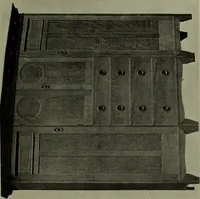 An illustration from Modern cabinetwork, furniture & fitments; an account of the theory & practice in the production of all kinds of cabinetwork & furniture, with chapters on the growth and progress of design and construction; (1910)