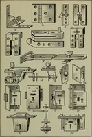 An illustration from Modern cabinetwork, furniture & fitments; an account of the theory & practice in the production of all kinds of cabinetwork & furniture, with chapters on the growth and progress of design and construction; (1910)