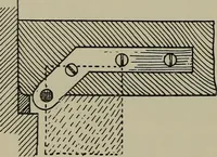 An illustration from Modern cabinetwork, furniture & fitments; an account of the theory & practice in the production of all kinds of cabinetwork & furniture, with chapters on the growth and progress of design and construction; (1910)