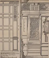 An illustration from Modern cabinetwork, furniture & fitments; an account of the theory & practice in the production of all kinds of cabinetwork & furniture, with chapters on the growth and progress of design and construction; (1910)
