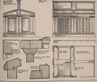 An illustration from Modern cabinetwork, furniture & fitments; an account of the theory & practice in the production of all kinds of cabinetwork & furniture, with chapters on the growth and progress of design and construction; (1910)