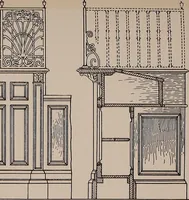 An illustration from Modern cabinetwork, furniture & fitments; an account of the theory & practice in the production of all kinds of cabinetwork & furniture, with chapters on the growth and progress of design and construction; (1910)