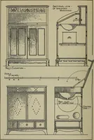 An illustration from Modern cabinetwork, furniture & fitments; an account of the theory & practice in the production of all kinds of cabinetwork & furniture, with chapters on the growth and progress of design and construction; (1910)