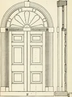 An illustration from Modern carpentry and joinery : being a compilation of the very best things and most modern and practical methods known in the arts of carpentry and joinery (1910)