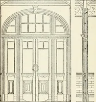 An illustration from Modern carpentry and joinery : being a compilation of the very best things and most modern and practical methods known in the arts of carpentry and joinery (1910)