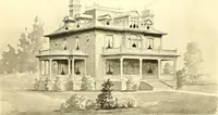 An illustration from Modern dwellings : a book of practical designs and plans for those who wish to build or beautify their homes (1901)