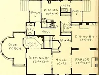 An illustration from Modern dwellings : a book of practical designs and plans for those who wish to build or beautify their homes (1901)