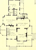 An illustration from Modern dwellings : a book of practical designs and plans for those who wish to build or beautify their homes (1901)