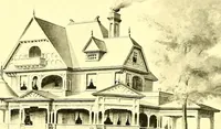 An illustration from Modern dwellings : a book of practical designs and plans for those who wish to build or beautify their homes (1901)