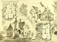 An illustration from Modern dwellings : a book of practical designs and plans for those who wish to build or beautify their homes (1901)