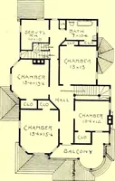 An illustration from Modern dwellings : a book of practical designs and plans for those who wish to build or beautify their homes (1901)