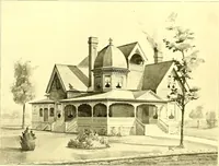 An illustration from Modern dwellings : a book of practical designs and plans for those who wish to build or beautify their homes (1901)