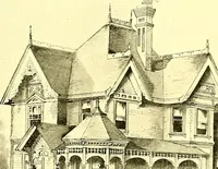 An illustration from Modern dwellings : a book of practical designs and plans for those who wish to build or beautify their homes (1901)