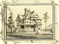 An illustration from Modern dwellings : a book of practical designs and plans for those who wish to build or beautify their homes (1901)