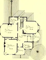 An illustration from Modern dwellings : a book of practical designs and plans for those who wish to build or beautify their homes (1901)