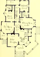 An illustration from Modern dwellings : a book of practical designs and plans for those who wish to build or beautify their homes (1901)