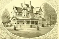 An illustration from Modern dwellings : a book of practical designs and plans for those who wish to build or beautify their homes (1901)