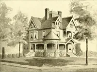 An illustration from Modern dwellings : a book of practical designs and plans for those who wish to build or beautify their homes (1901)
