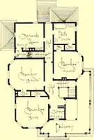 An illustration from Modern dwellings : a book of practical designs and plans for those who wish to build or beautify their homes (1901)