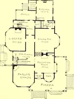 An illustration from Modern dwellings : a book of practical designs and plans for those who wish to build or beautify their homes (1901)