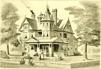 An illustration from Modern dwellings : a book of practical designs and plans for those who wish to build or beautify their homes (1901)