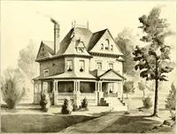 An illustration from Modern dwellings : a book of practical designs and plans for those who wish to build or beautify their homes (1901)