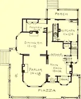 An illustration from Modern dwellings : a book of practical designs and plans for those who wish to build or beautify their homes (1901)