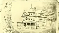 An illustration from Modern dwellings : a book of practical designs and plans for those who wish to build or beautify their homes (1901)