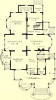 An illustration from Modern dwellings : a book of practical designs and plans for those who wish to build or beautify their homes (1901)
