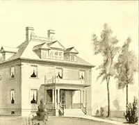 An illustration from Modern dwellings : a book of practical designs and plans for those who wish to build or beautify their homes (1901)