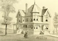 An illustration from Modern dwellings : a book of practical designs and plans for those who wish to build or beautify their homes (1901)