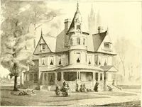 An illustration from Modern dwellings : a book of practical designs and plans for those who wish to build or beautify their homes (1901)