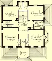 An illustration from Modern dwellings : a book of practical designs and plans for those who wish to build or beautify their homes (1901)