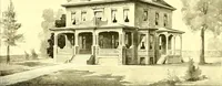 An illustration from Modern dwellings : a book of practical designs and plans for those who wish to build or beautify their homes (1901)