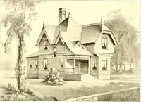 An illustration from Modern dwellings : a book of practical designs and plans for those who wish to build or beautify their homes (1901)