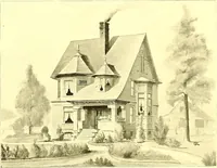 An illustration from Modern dwellings : a book of practical designs and plans for those who wish to build or beautify their homes (1901)