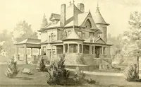 An illustration from Modern dwellings : a book of practical designs and plans for those who wish to build or beautify their homes (1901)